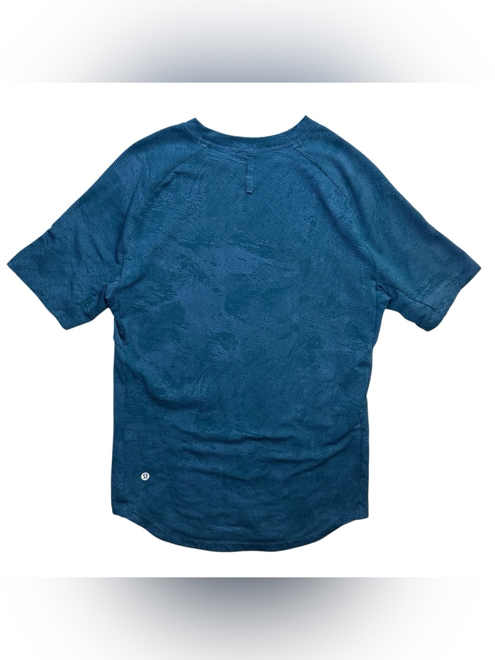 Lululemon Men’s Small Metal Vent Tech Shirt Blue Teal Short Sleeve Athletic - Picture 3 of 8